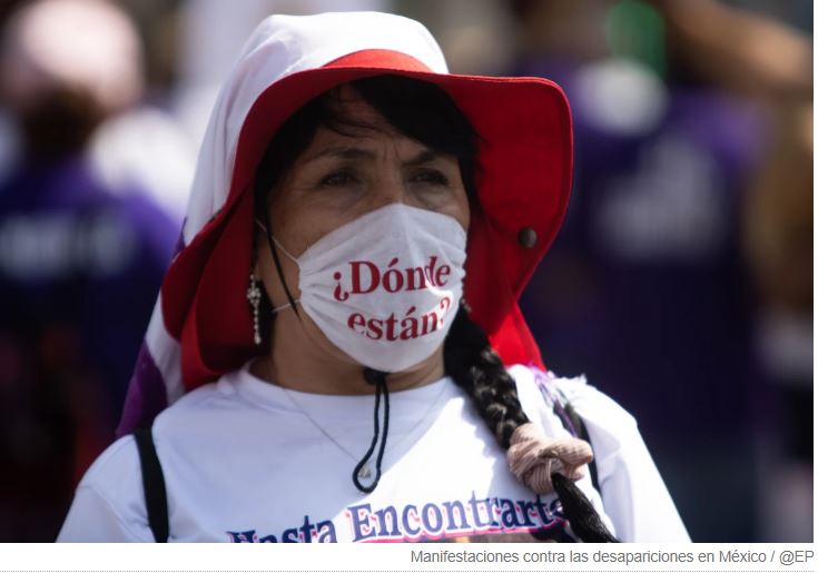 Manifestaciones contra las desapariciones en México