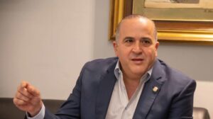 El senador Alexis Victoria Yeb durante una visita a Diario Libre. (DIARIO LIBRE/ DANIA ACEVEDO)