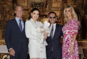 Marc Anthony, Nadia Ferreira, celebran, bautismo, hijo, México
