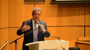 El presidente de la Fundación Global por la Democracia y el Desarrollo (FUNGLODE), Leonel Fernández.