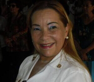 La jefe del Cuerpo de Bombero Maritza Altagracia Pérez Ramírez