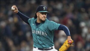 Luis Castillo fue el cuarto mayor ponchador de la LA. (AP)