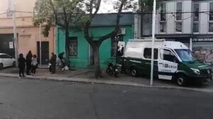 Imagen del local donde ocurrió la balacera en Chile.