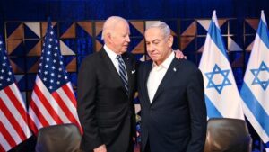 Joe Biden y Benjamín Netanyahu