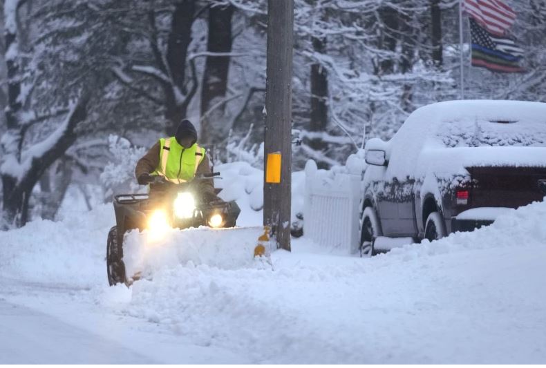 Nueva Inglaterra, tormentas invernales, costas,Estados Unidos, nevadas, lluvias heladas