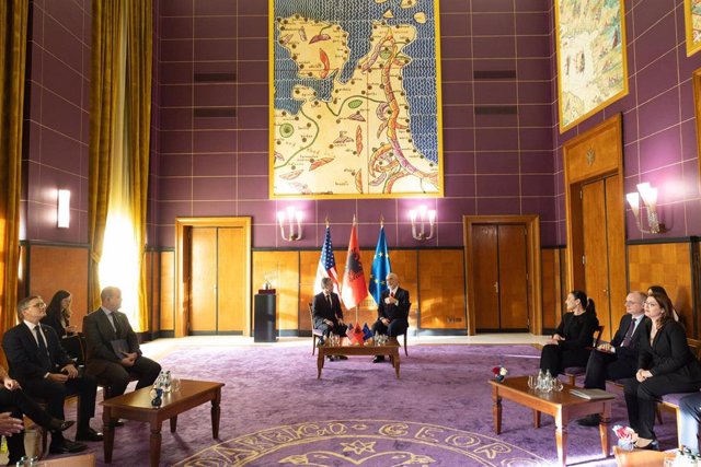 Blinken anuncia abrirán una nueva base aérea de la OTAN