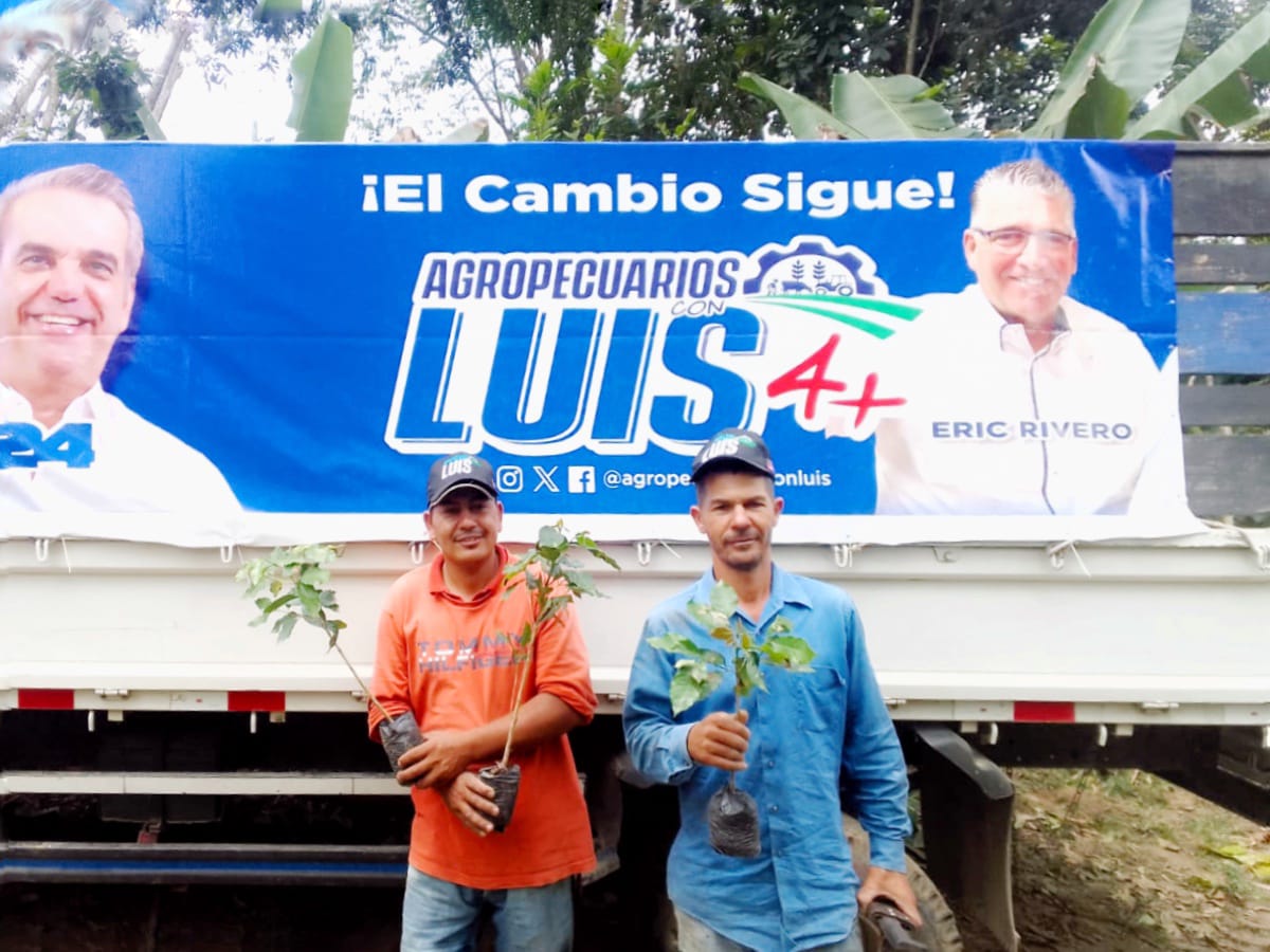 Agropecuarios con Luís realiza donación de 10,000 plantas de café a productores de Mahoma, Rancho Arriba, San José de Ocoa