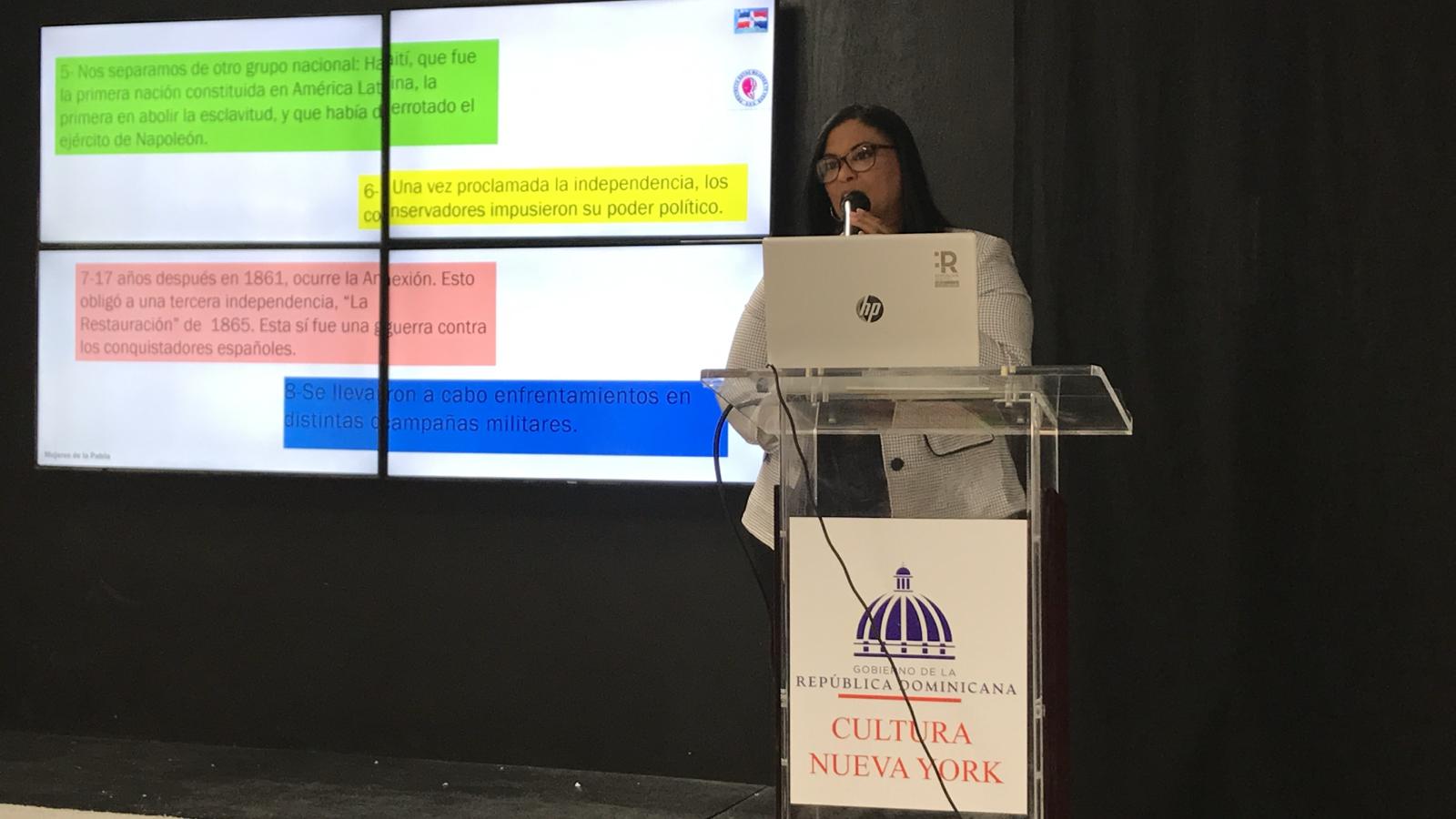 Dictan conferencia en Nueva York “ Mujeres de la Patria
