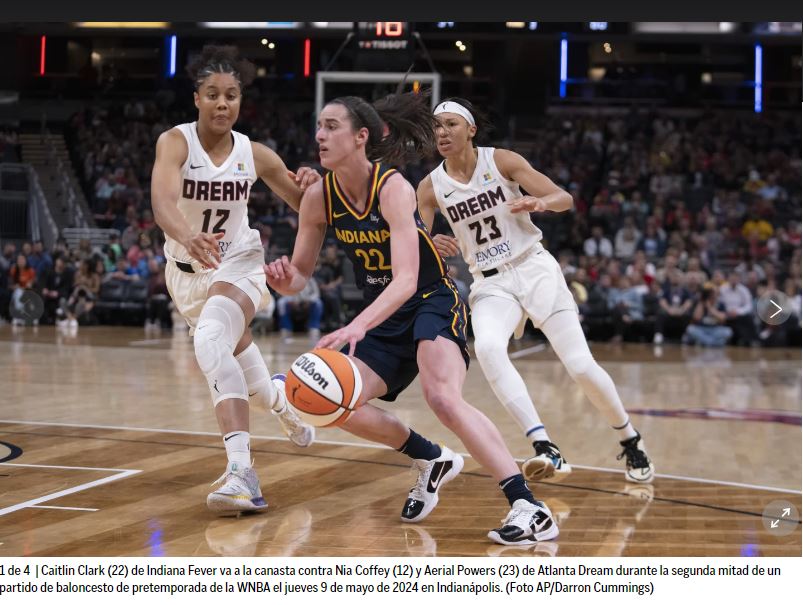 Caitlin Clark y Larry Bird