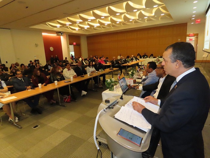 Pleno JCE concluye en EE. UU. supervisa montaje para elecciones del 19 de mayo en el exterior 