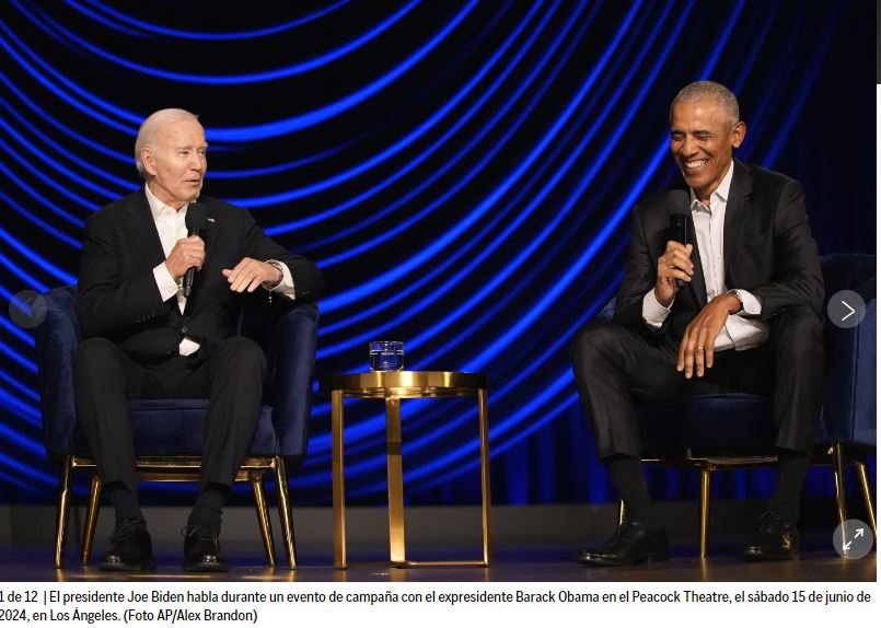 Clooney y Roberts ayudan a Biden a recaudar más de 30 millones de dólares en una gala de Hollywood repleta de estrellas