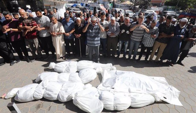 Mueren 22 y 45 heridos en ataque a la Cruz Roja en Gaza