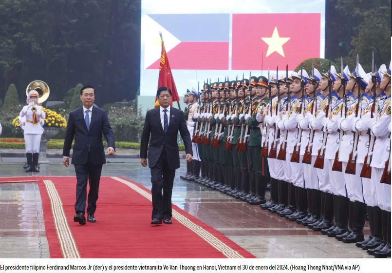 Vietnam dice que está dispuesta a dialogar con Filipinas sobre reclamos marinos