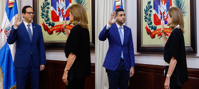 Vicepresidenta juramenta nuevos ministros de Administración Pública y de la Juventud