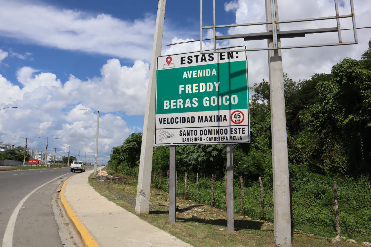 DIGECAC interviene avenida Freddy Beras Goico