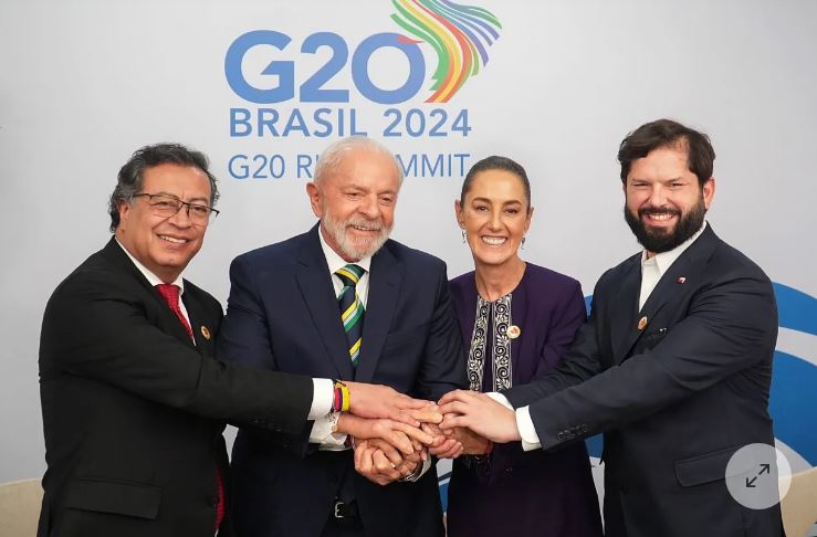 Sheinbaum y Petro refuerzan los lazos bilaterales entre México y Colombia en el G20