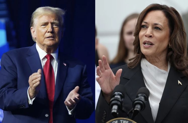 Donald Trump y Kamala Harris