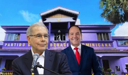 Danilo Medina y Johnny Pujols