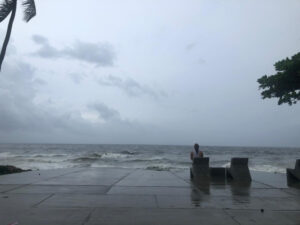 oleaje malecon santo domingo