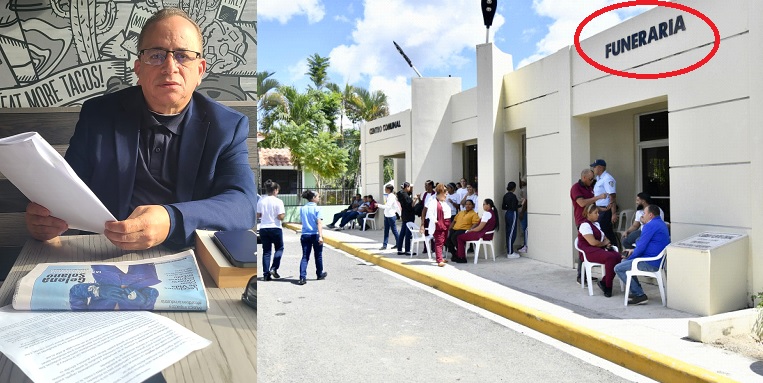 Profesor se hace eco NYC en funeraria Tenares estudiantes reciben clases en funeraria