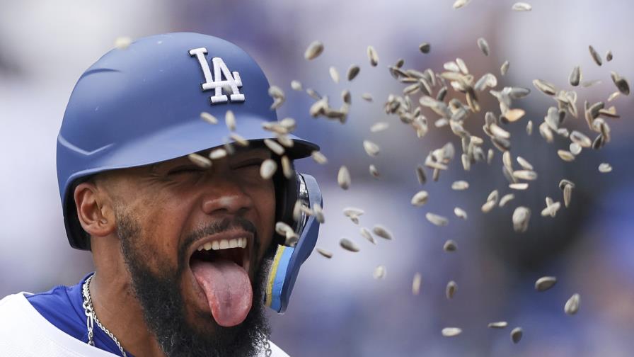 Teoscar Hernández, de los Dodgers de Los Ángeles