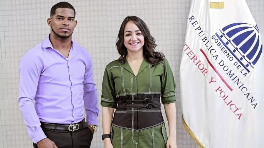 Faride Raful y Dawry David Santana.