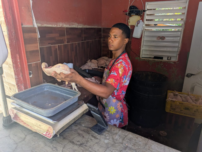 La libra de pollo aumentó en Barahona y otras provincias del suroeste