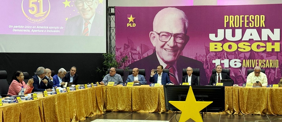 El Comité Político del PLD en reunión extraordinaria, como sentencia del TSE