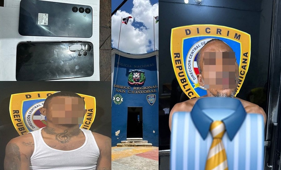 Apresa dos hombres por robos en flagrante delito en San Cristóbal