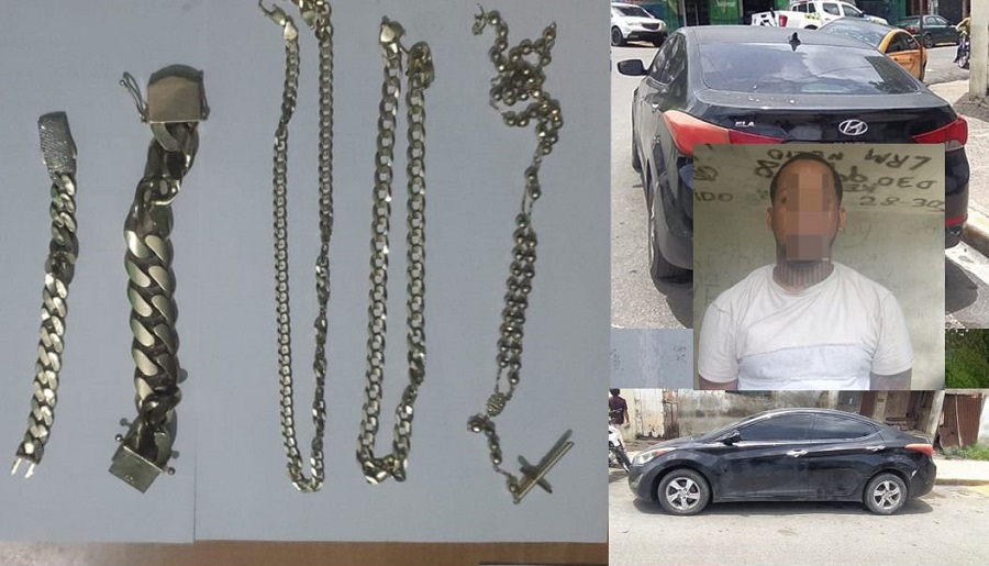 Apresan a uno, recuperan joyas robadas y persiguen a implicados en asalto armado en Haina, San Cristóbal