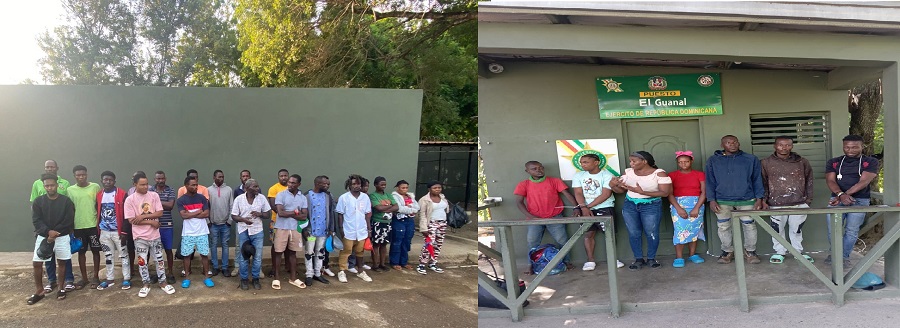 Ejército detiene a 27 haitianos indocumentados en puesto de chequeo de Santiago Rodríguez / Videos