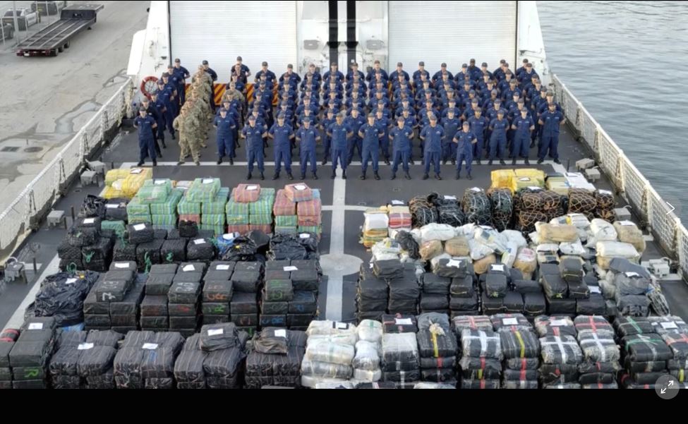 La Guardia Costera confiscó 76.000 libras de drogas en las costas de América Central y del Sur