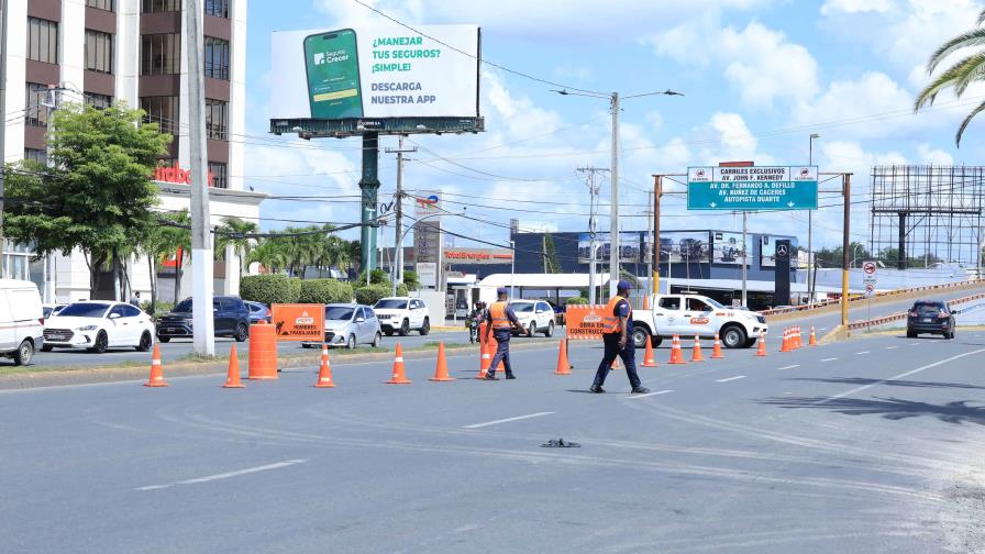 Obras Públicas interviene elevado Churchill- Kennedy ante grieta en una junta