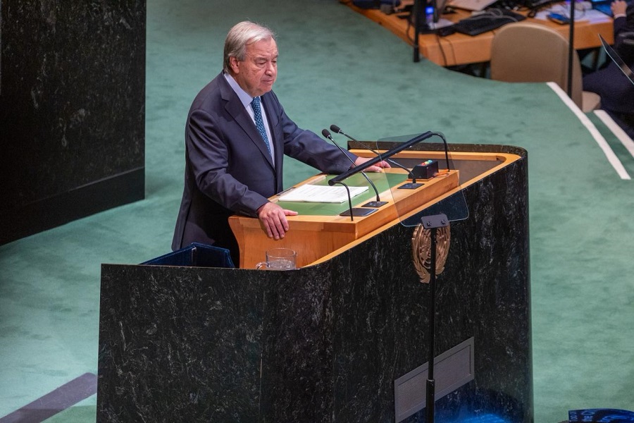 Abinader participa en la apertura de la 80.ª Asamblea General de la ONU, encabezada por el secretario general
