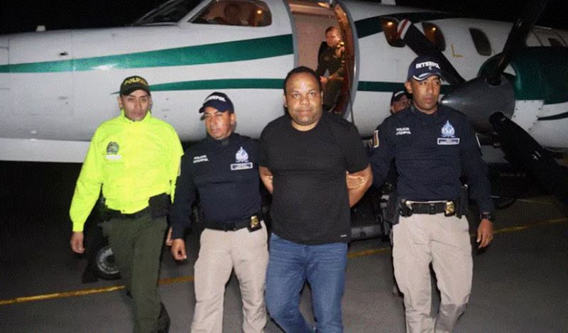 César Peralta fue arrestado en Cartagena de Indias, Colombia. (Policía Nacional de Colombia)
