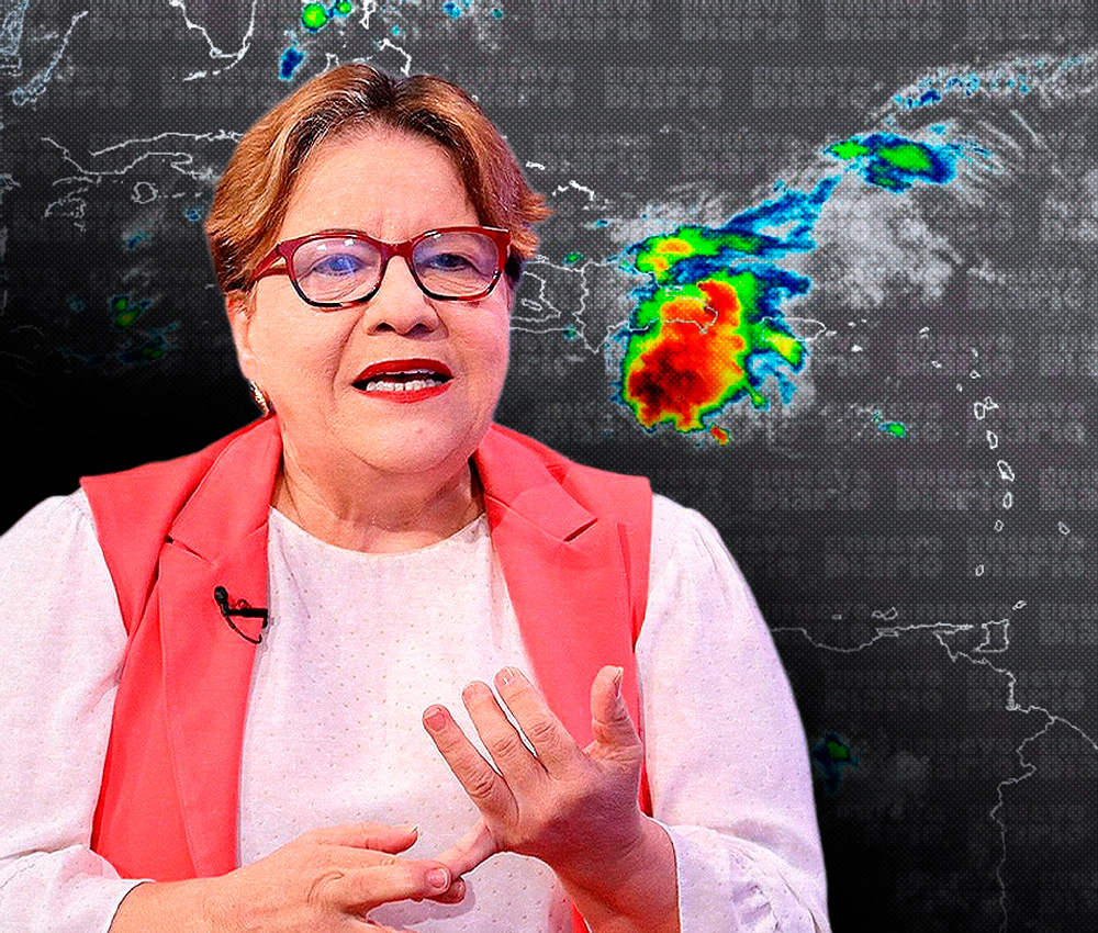Tormenta Melissa fortalece sus vientos a 100 km/h y muestra signos de organización, según Indomet