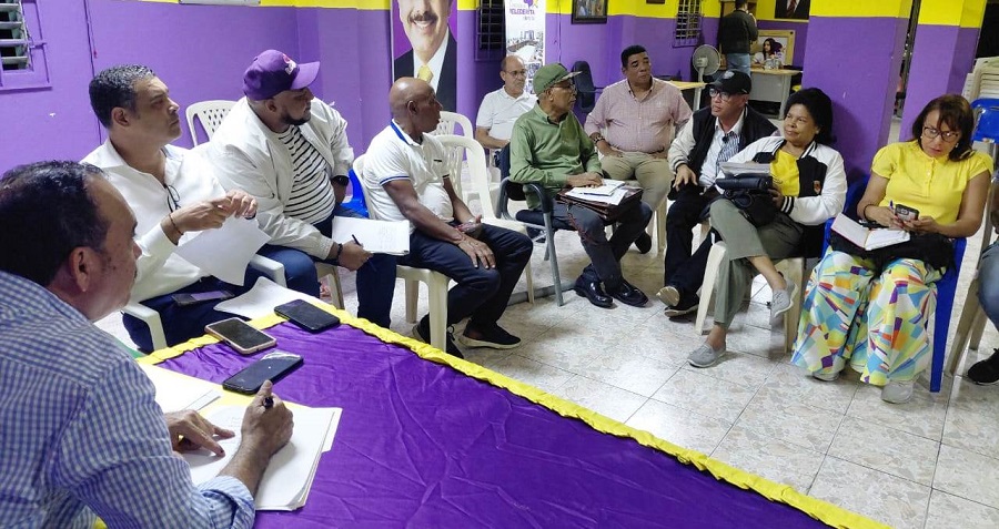 Productivo trabajo del PLD en el municipio SDO