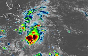 Continuarán los aguaceros con tormentas eléctricas y ráfagas de vientos hacia la costa caribeñas