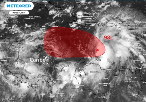 La tormenta tropical Melissa está a punto de formarse; se esperan fuertes lluvias para RD y Haití