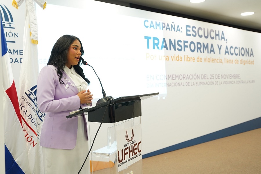 MINERD lanza campaña para concienciar sobre la no violencia contra la mujer