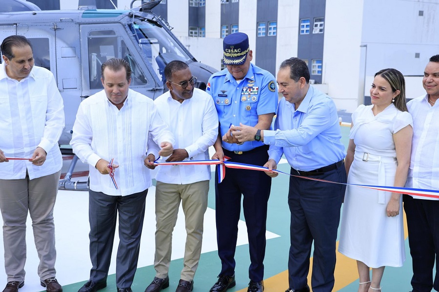 Gobierno pone en operación helipuerto en Ciudad Sanitaria Dra. Evangelina Rodríguez Perozo