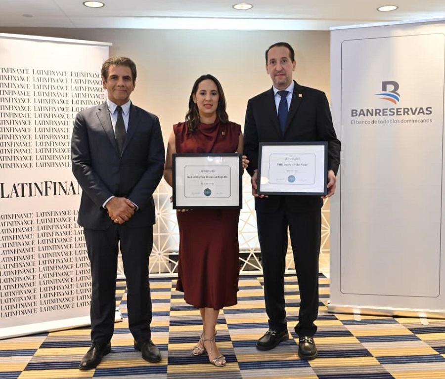 LatinFinance premia a Banreservas como Banco del Año en RD y Banco Pymes para AL y el Caribe