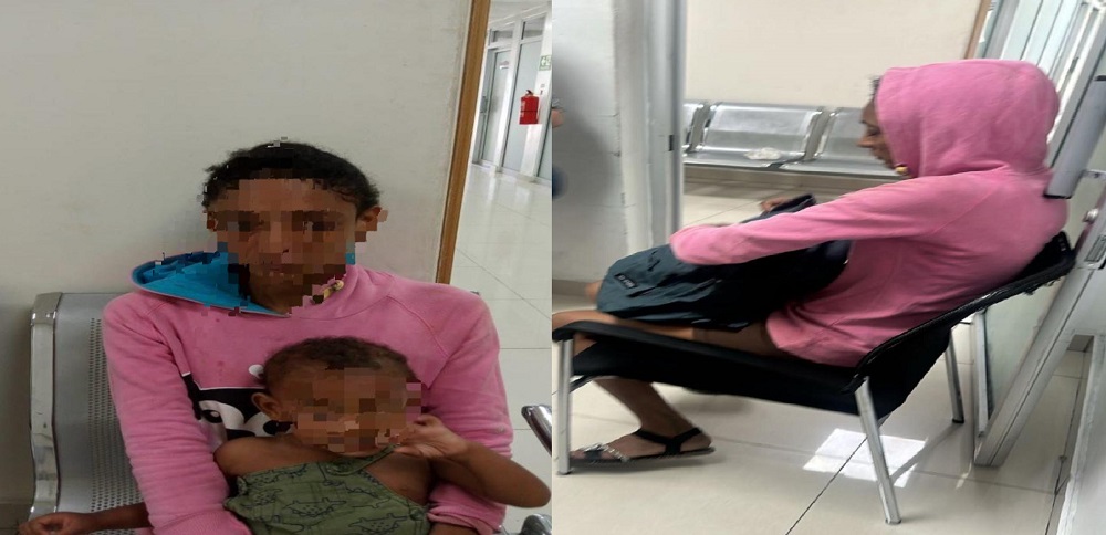 PN proteje joven y su hijo menor tras evitar suicidio en puente el Villa Mella, SDN