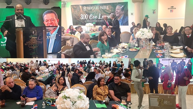 300 con Leonel celebra en NY tradicional encuentro navideño ante cerca de mil personas_ Fernández envía mensaje
