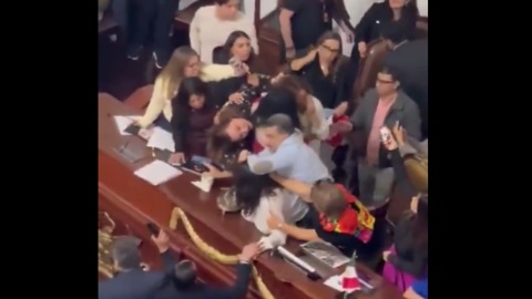 Debate en Congreso de Ciudad de México acaba en pelea y tirones de pelo
