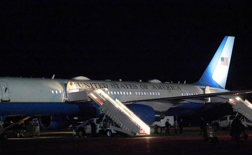 Avión de Trump falla