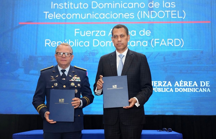 Indotel y la FARD firman acuerdo para impulsar infraestructura tecnológica en Base Aérea de San Isidro