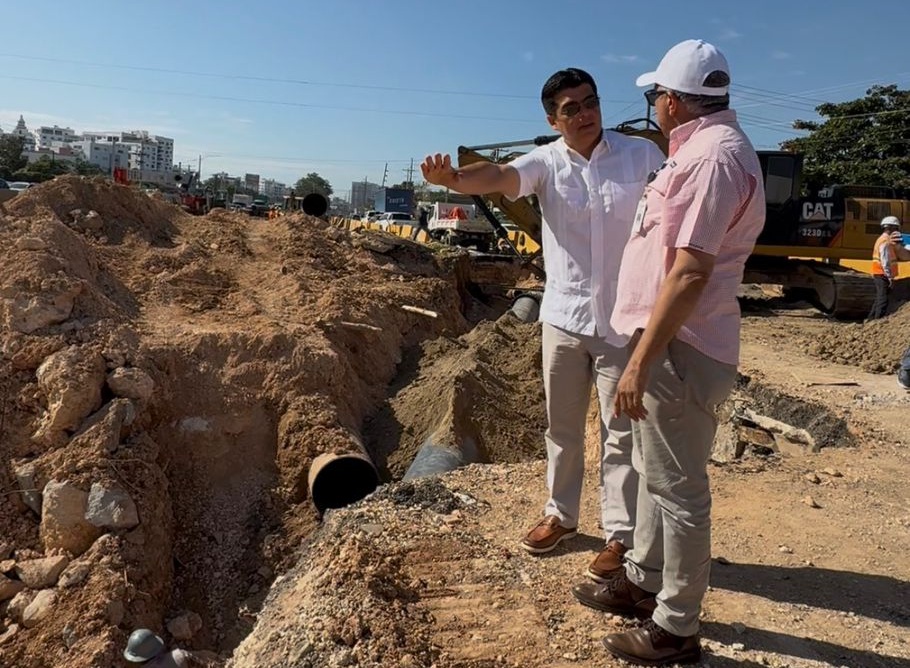 Fellito Suberví recibe trabajos aportarán mayor presión al servicio en 30 sectores del Distrito Nacional