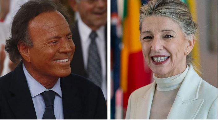 Julio Iglesias demanda a la vicepresidenta Yolanda Díaz por presuntas injurias; ella responde