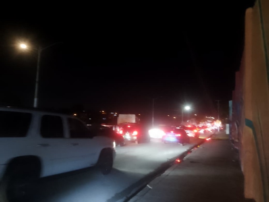 Transito caóticos tras la celebración del Dia de San Valentin